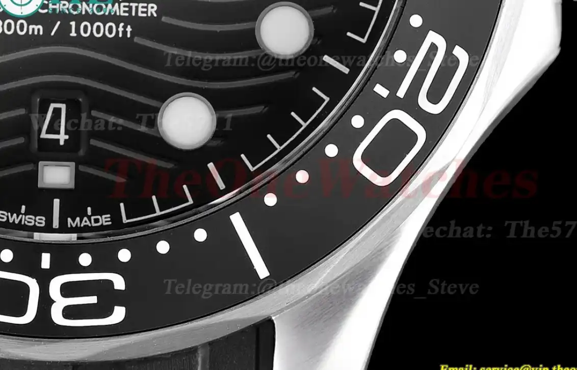 Seamaster 300m 42mm SS RU Black Dial GDF MY8215