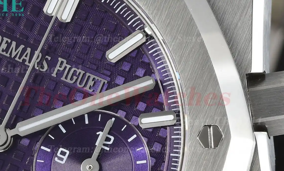 Royal Oak Chrono 26240ST 41mm SS SS Purple Dial APS SH4401 Super Clone