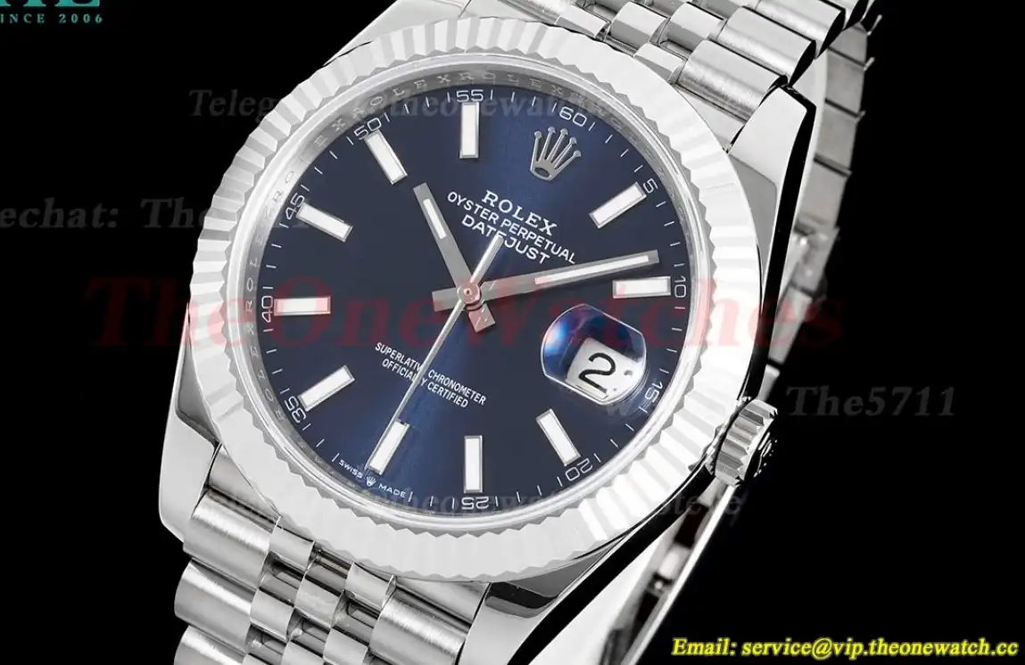 Datejust 126334 41mm Jub 904L SS SS Blue Stk ARF VR3235