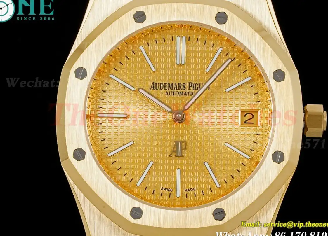 Royal Oak 15202 39mm YG YG Gold Dial IPF A2121