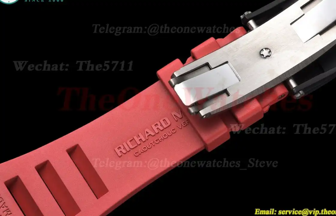 RM035-02 NTPT RU Skeleton Dial on Red Strap ZF V5 NH05A