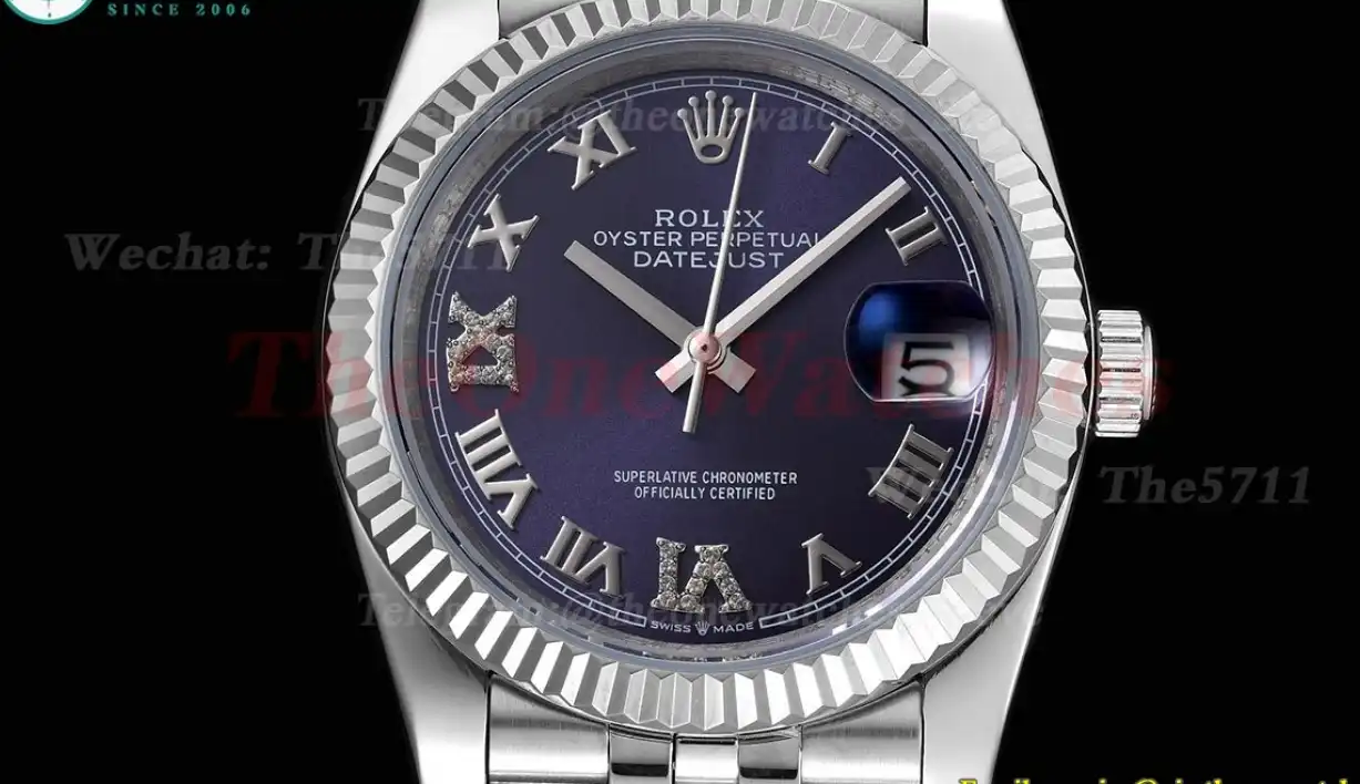 Datejust 126234 36mm Jub SS SS Blue Rmn GDF MY8215