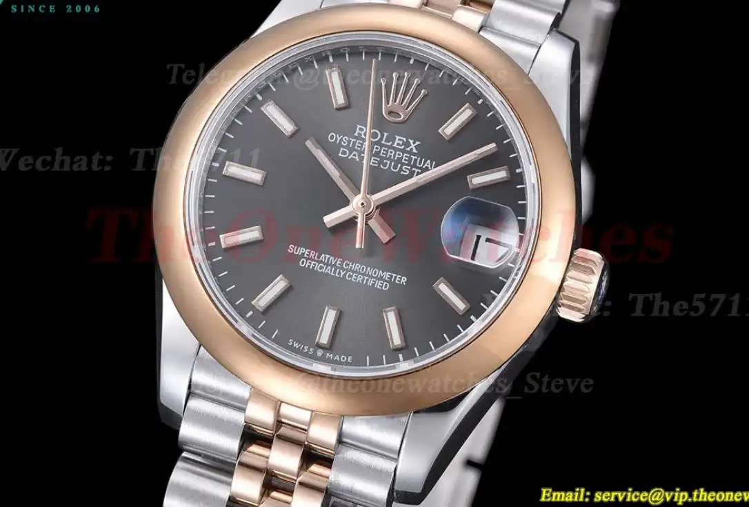 Datejust Ladies 31mm RG SS Grey Dial WF A2671