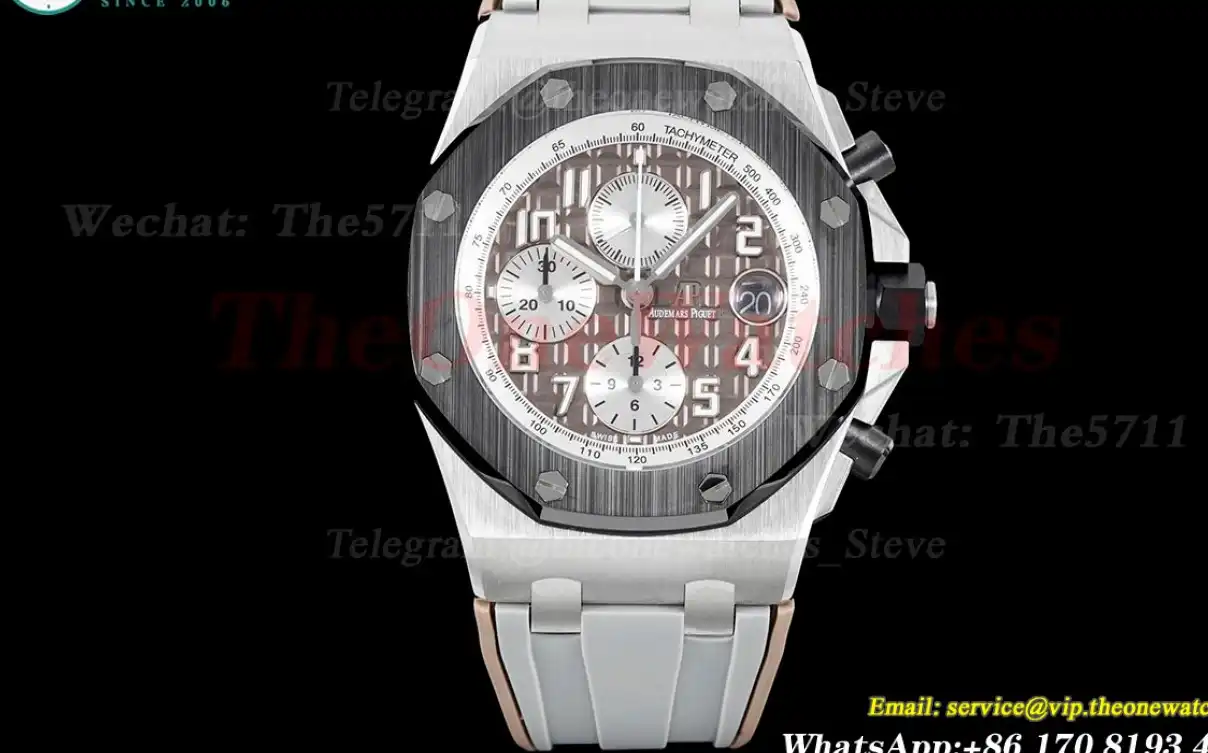 Royal Oak Offshore 42mm SS LE Khaki Slv APF A3126