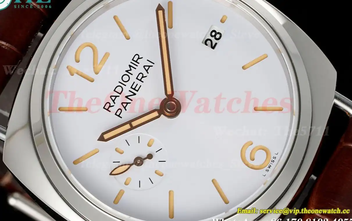 Radiomir Quaranta PAM1292 40MM SS LE White Dial TTF A7750