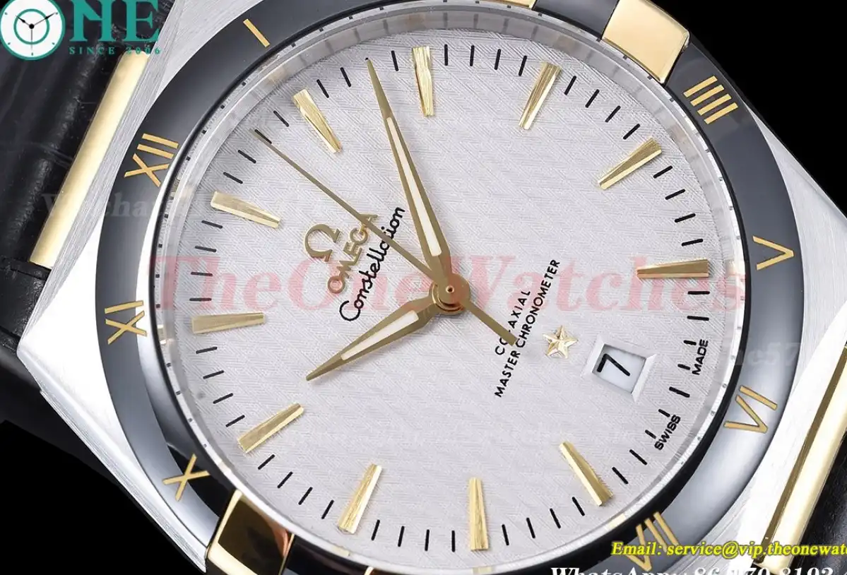 Constellation 41mm Ceramic YG LE White Dial GDF MY8215