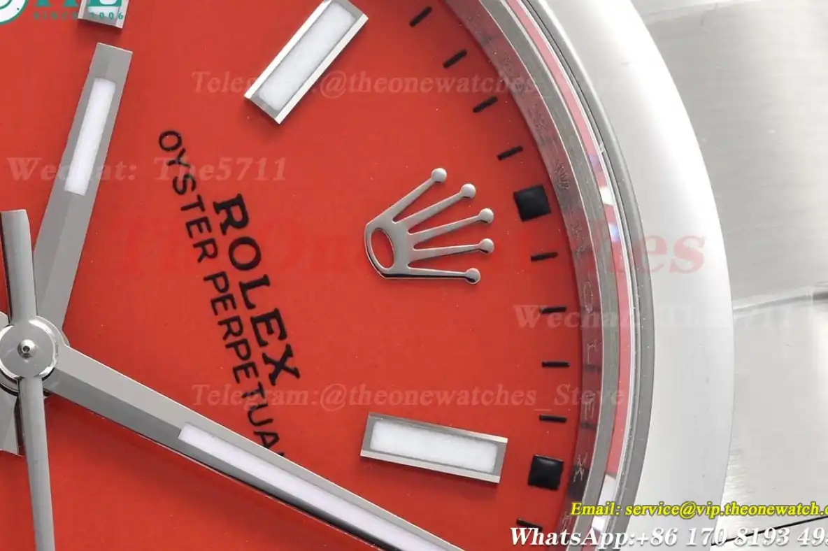 Oyster Perpetual 124300 41mm SS SS Red Dial VSF VS3230