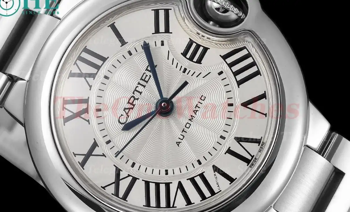 Ballon Bleu De Cartier 33mm SS SS White Dial Oyster GDF NH05