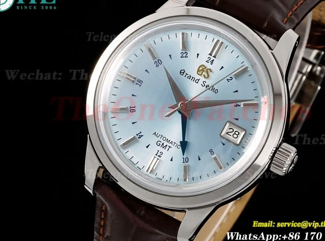 Elegance GMT 39.5mm Ice Blue Dial GSF NH34