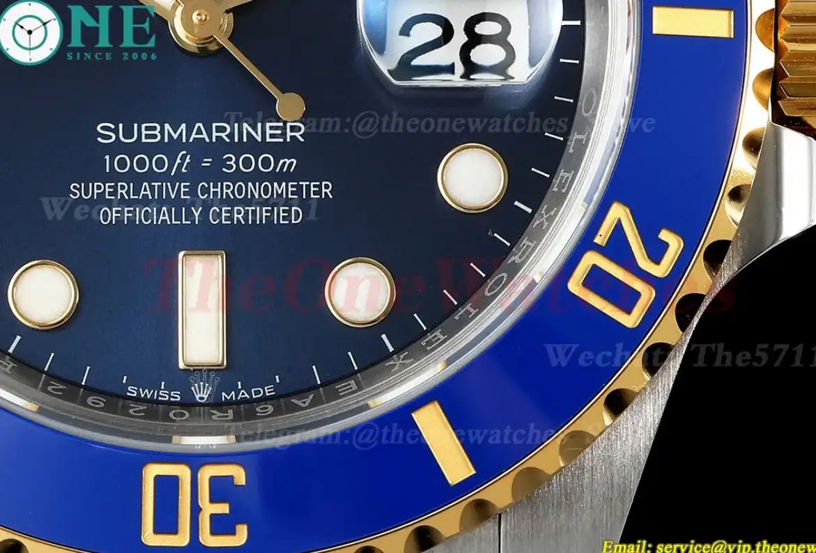 Submariner 126613LB 41mm SS YG Blue Dot EWEF A3235