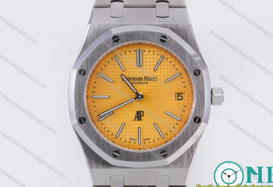 Audemars Piguet - Royal Oak 39MM 15202 316L Golden Textured Dial SS SS KZF Cal.2121