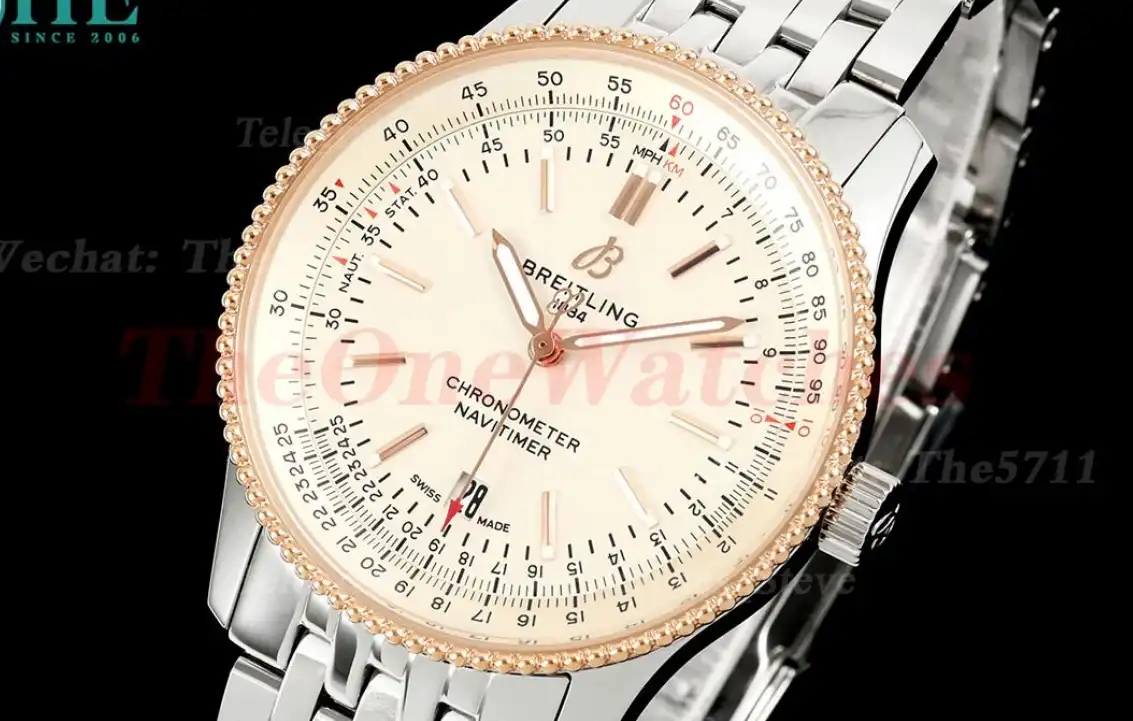 Navitimer 1 41mm Date RG SS Cream Dial TF A2824