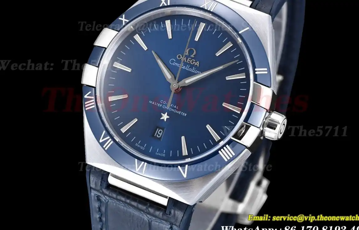 Constellation 41mm Blue Cer SS LE Blue Dial GDF MY8215