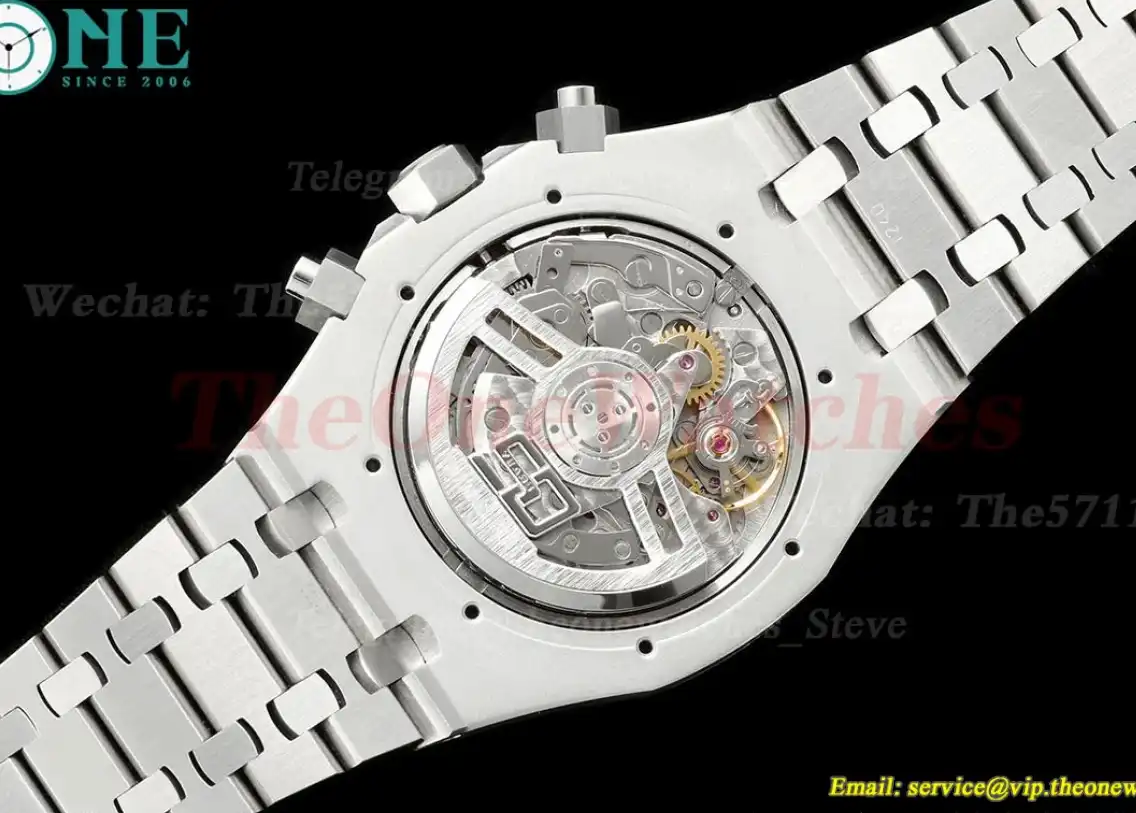 Royal Oak Chrono 26240ST 41mm SS SS White Stk BF A7750