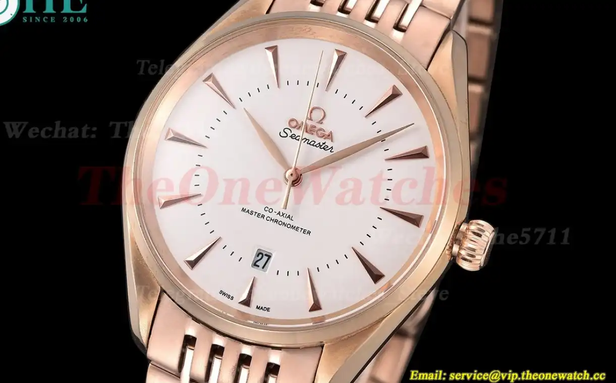 Seamaster 41mm RG RG White Dial GDF MY8215