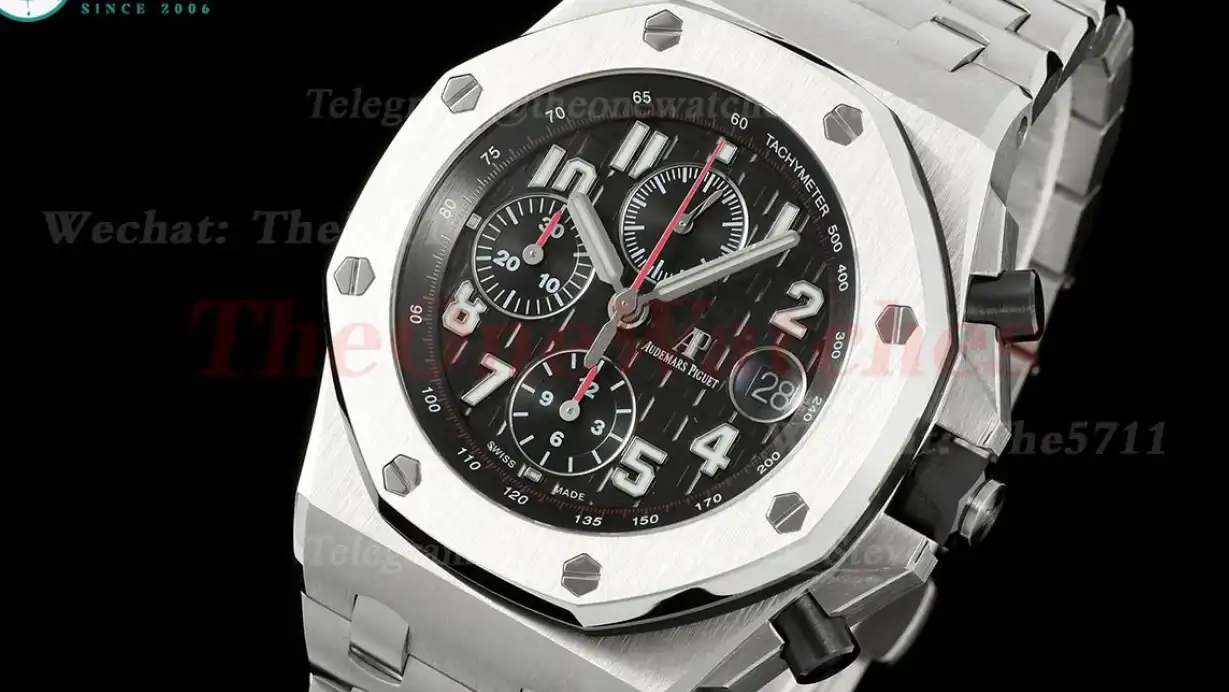 Royal Oak Offshore 26170ST 42mm SS SS Black Dial TKF A7750