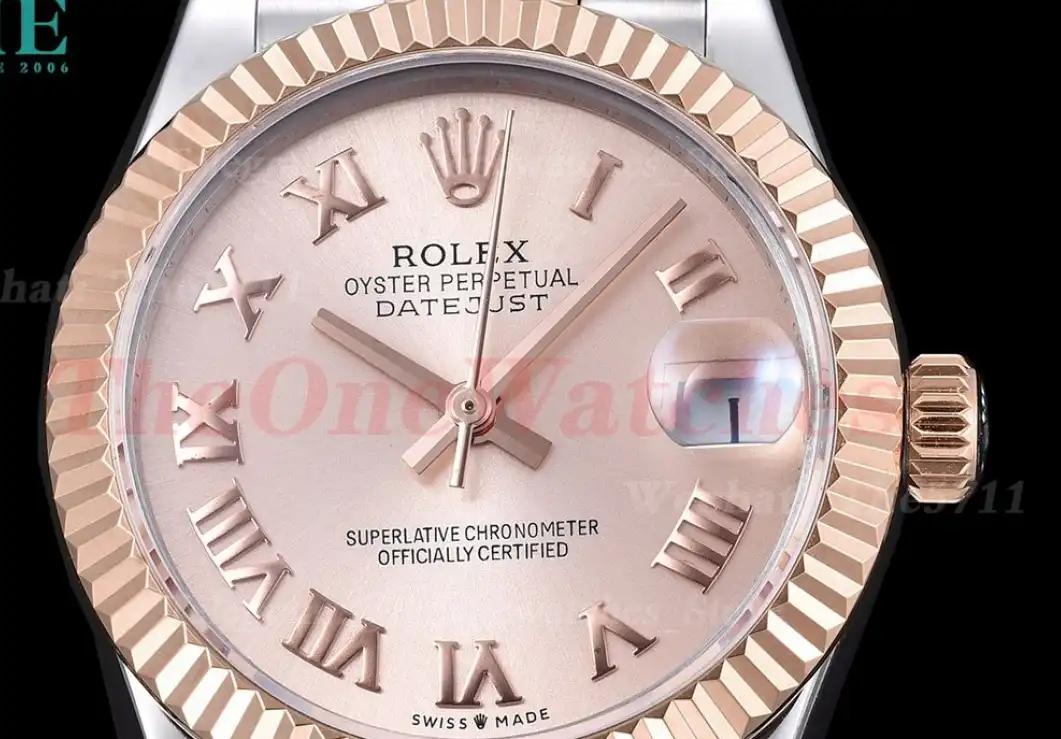 Datejust Ladies 31mm Jubilee RG SS Gold Rmn WF A2671