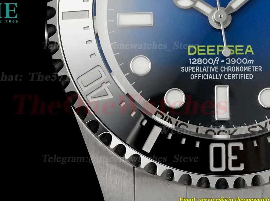 DeepSea 136660 44mm SS SS Gadient Blue DIal EWEF A3235