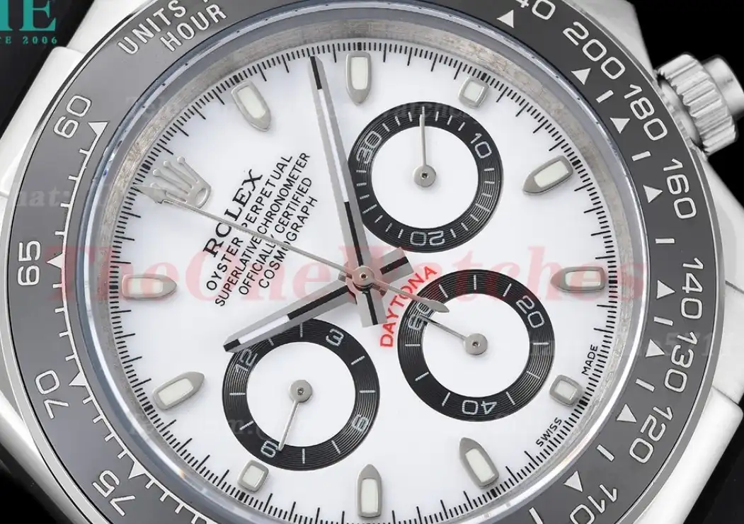 Daytona 40mm SS RU White Dial GDF A3836