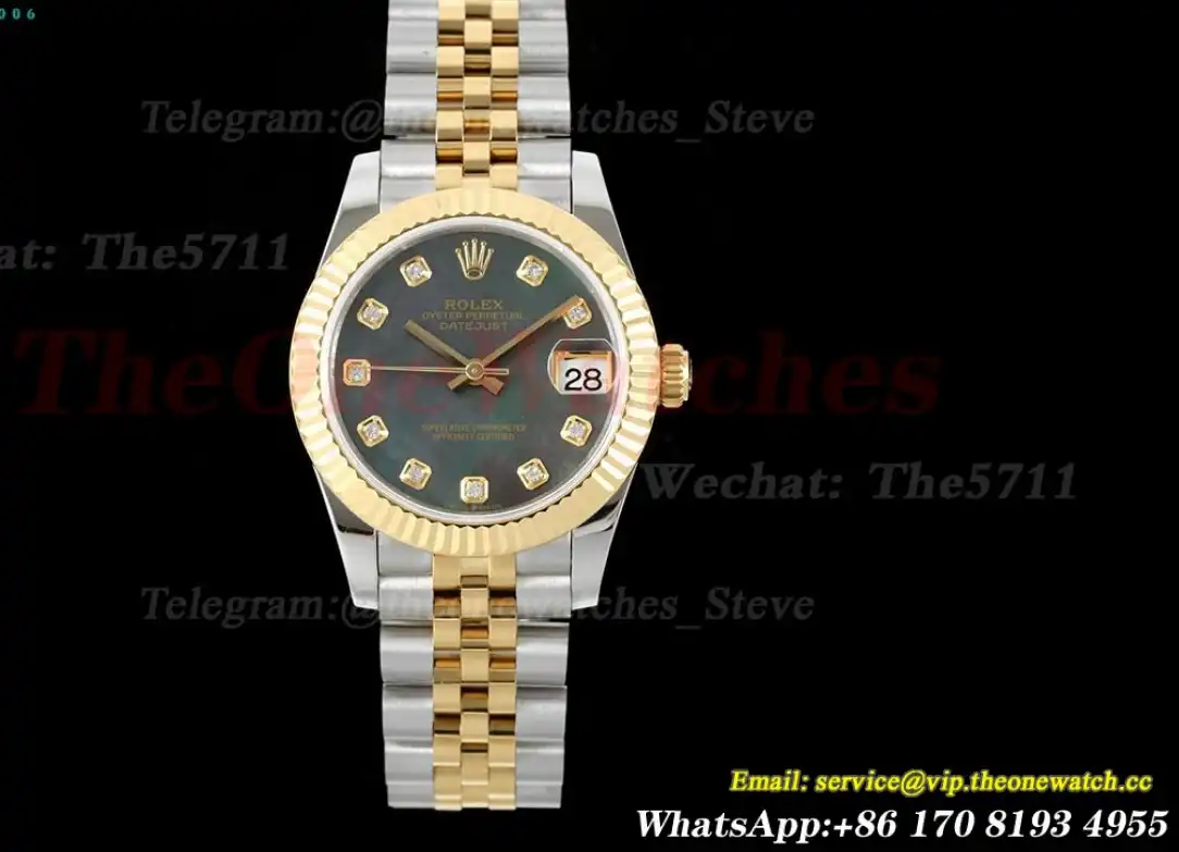 Datejust 278273 31mm Jub YG SS Colorful Mop Dial GMF A2824