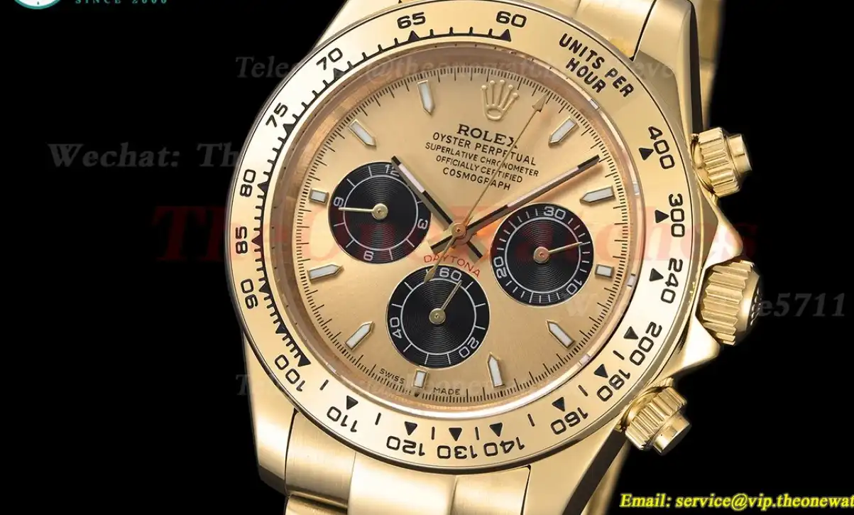 Daytona 40mm YG YG Gold Black GDF A3836