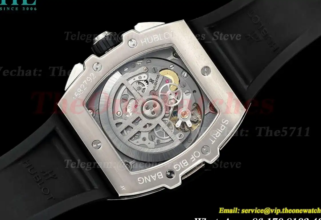 Spirit of Big Bang Chrono 42mm TI RU Skeleton Dial BBF A7750 Mod