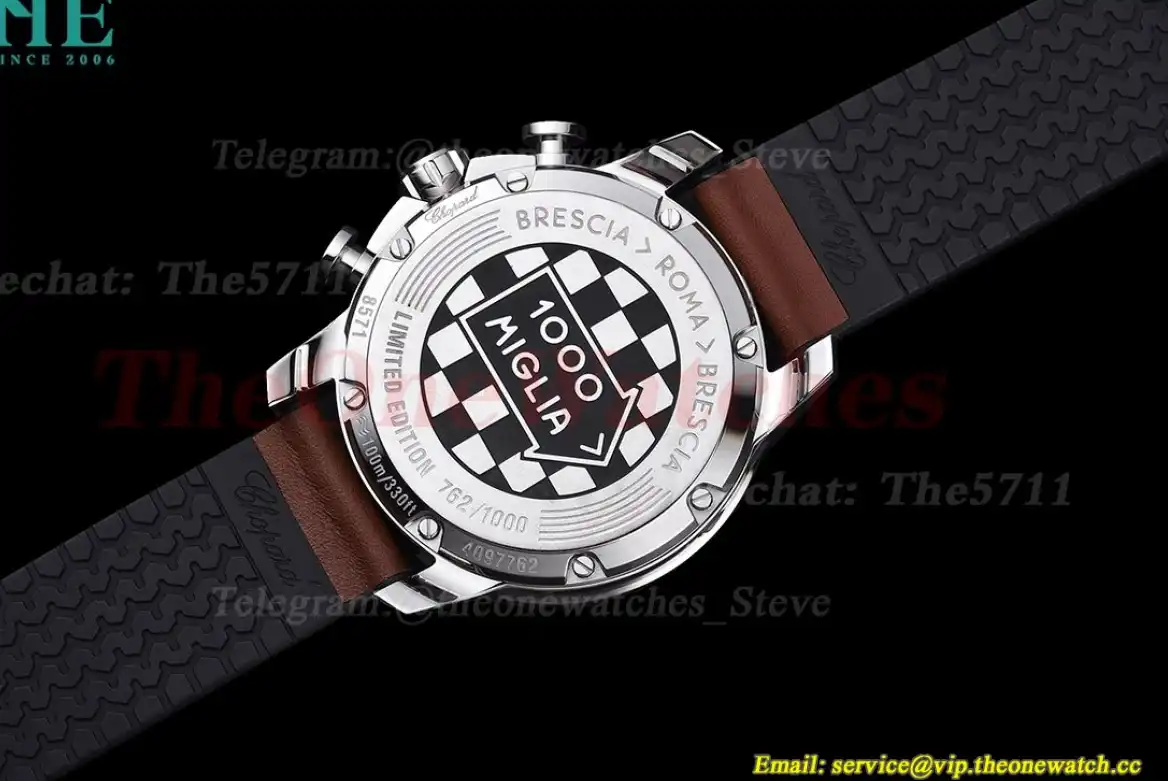 Mille Miglia Race 44mm SS LE Grey Black Dial V7F A7750