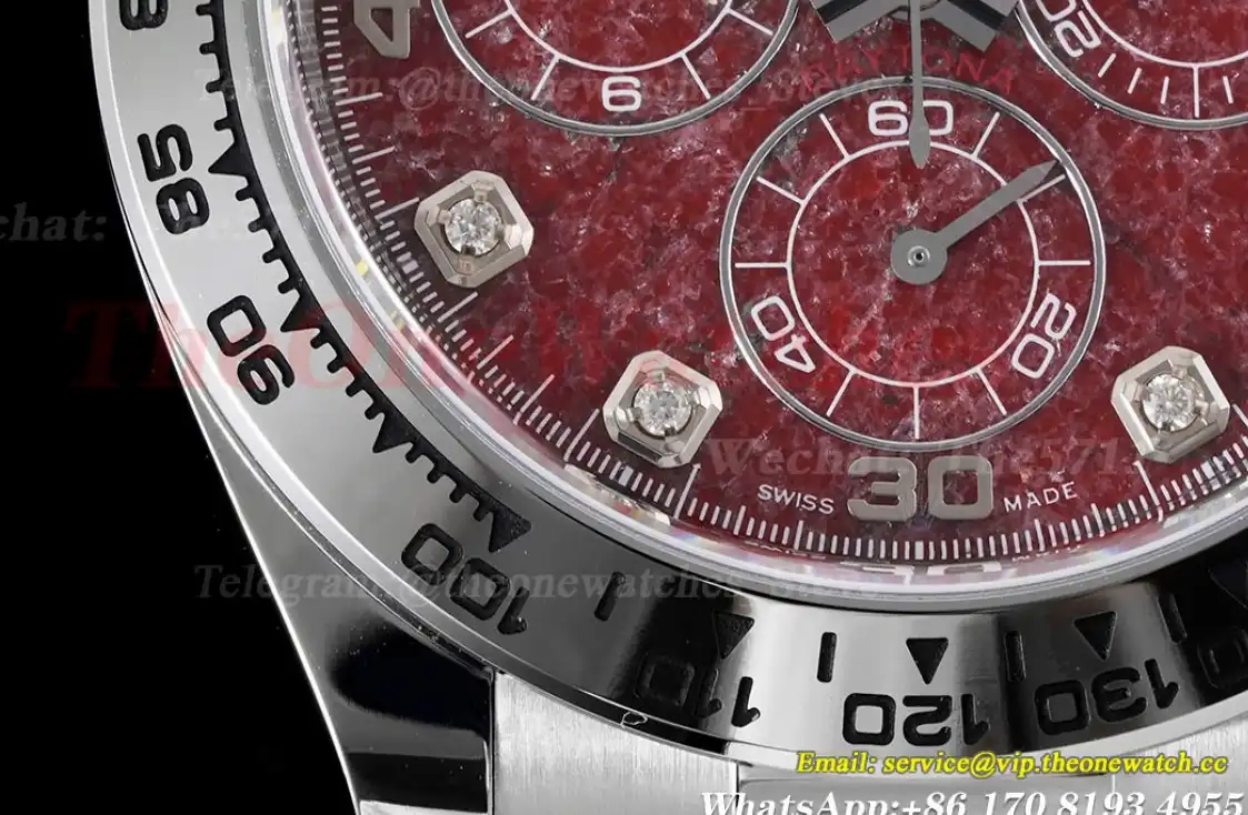 Daytona 116519 40mm SS RU Garnet Dial Clean DD4130