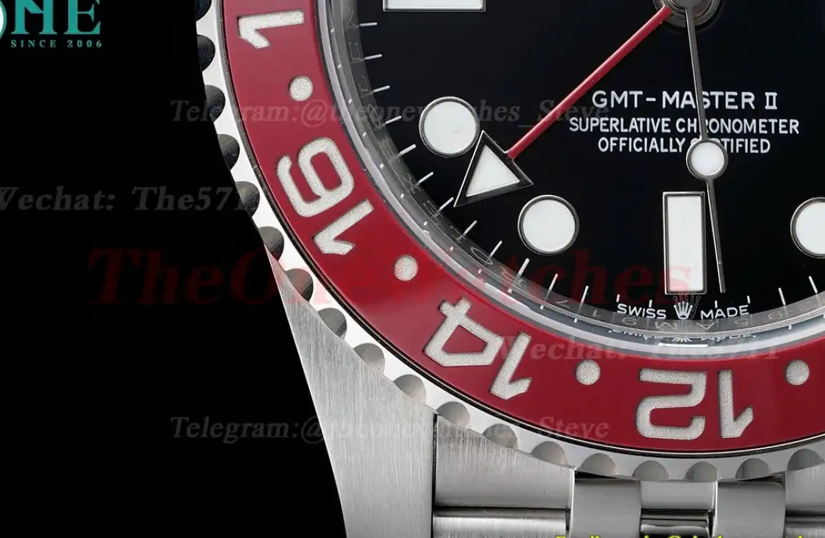 GMT Master II 126710 Pepsi Jub 40mm SS SS Black Dial EWEF VR3285