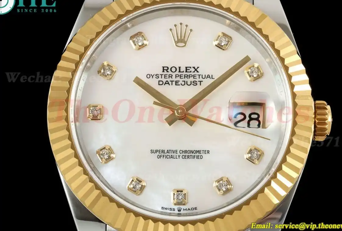 Datejust 126333 41mm Jub YG SS Mop Dia EWEF A3235