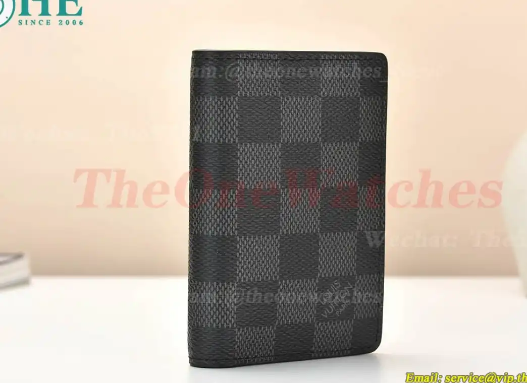 Louis Vuitton - Pocket Organizer Black N63143