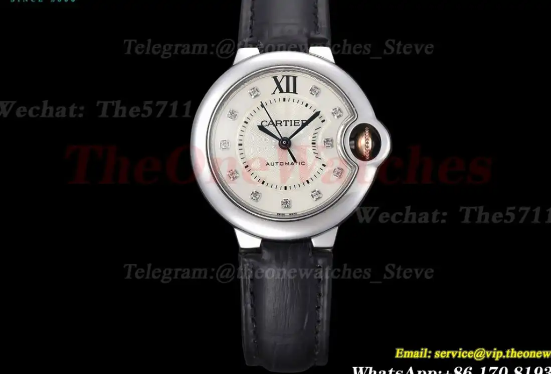 Ballon Bleu De Cartier 33mm SS LE White Dia GDF NH05