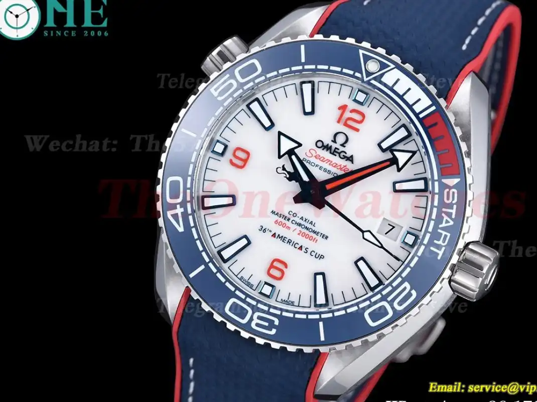 Seamaster 600M 43.5mm America's Cup SS RU White VSF A8900 Super Clone