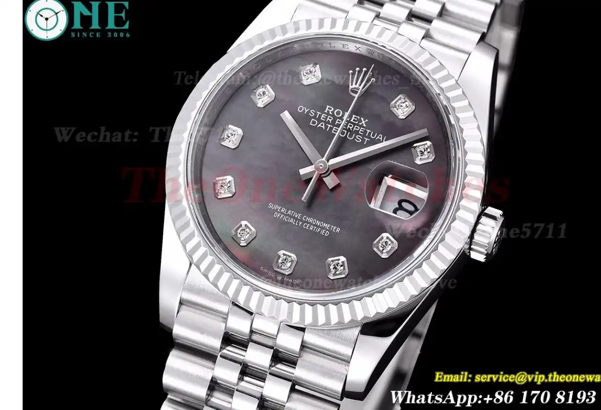 Datejust 126234 36mm Jubilee 904L SS SS Mop Dia GMF VR3235