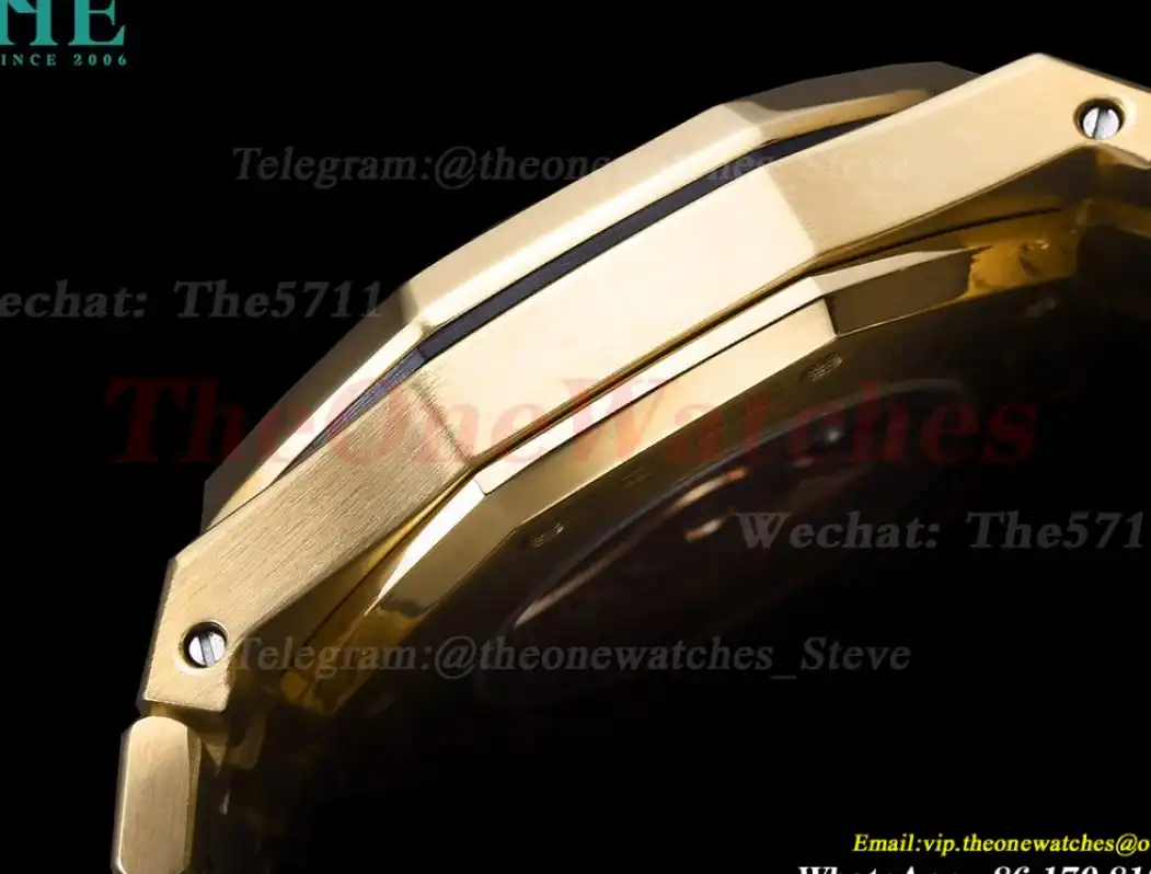 Royal Oak 15202 41mm YG YG Rose Gold Dial GDF MY8215