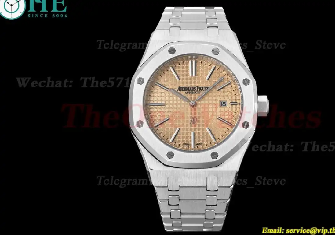 Royal Oak 15202 41mm SS SS Yellow Dial GDF MY8215