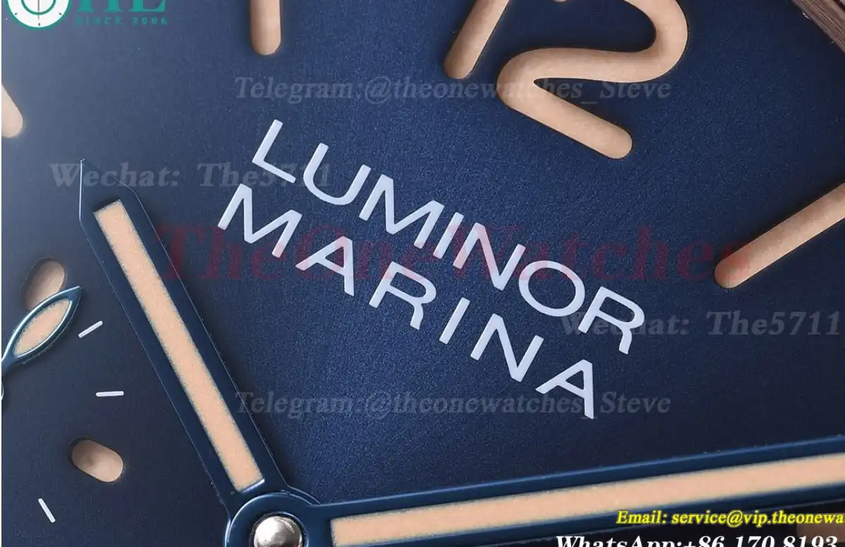 Luminor Marina PAM1114 44mm RG  LE Blue Dial TTF P9010