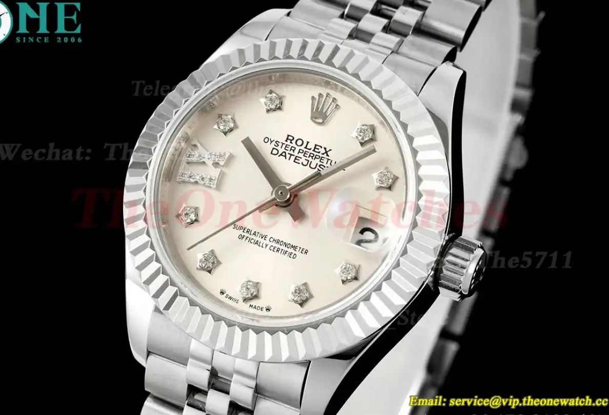 Datejust 279174 28mm Jub SS SS Silver Diam GMF A2671