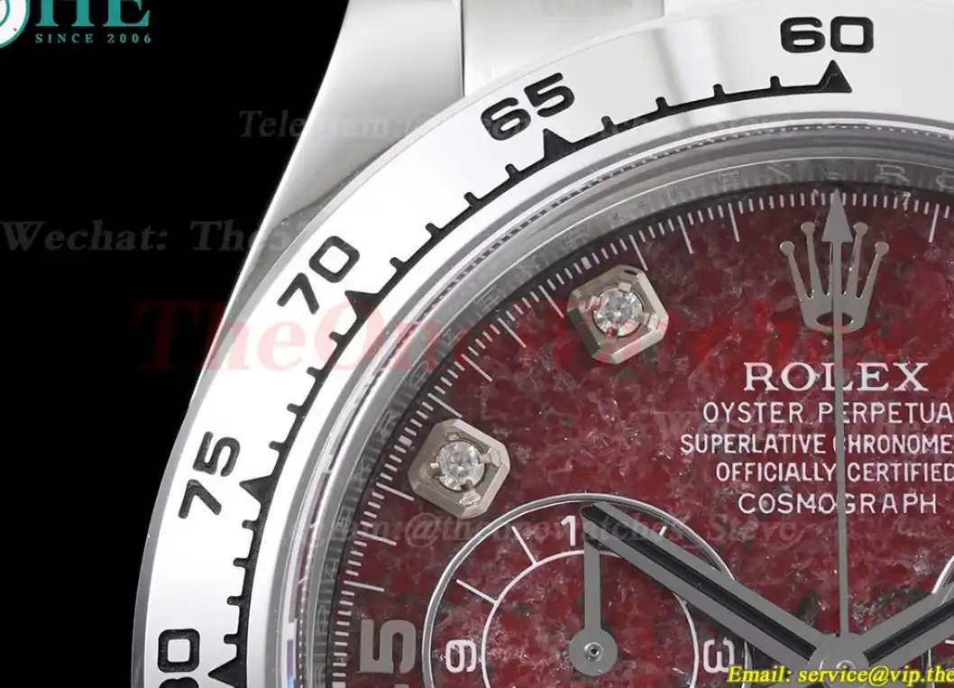 Daytona 116519 40mm SS RU Garnet Dial Clean DD4130