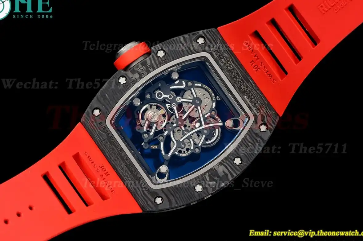 RM055 Red NTPT RU Skeleton Dial UOKF RMUL2 Super Clone