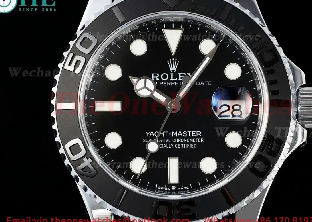 Yacht-Master 226659 42mm Wrapped SS RU Black Dot IPKF VR3235 (Gain Weight)