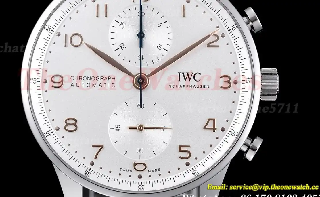 Portuguese Chrono IW371604 41mm SS LE White Num ZF A69355