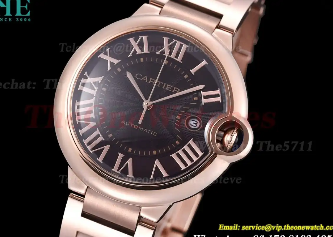 Ballon Bleu De Cartier 42mm RG RG Brown Dial GDF MY8215