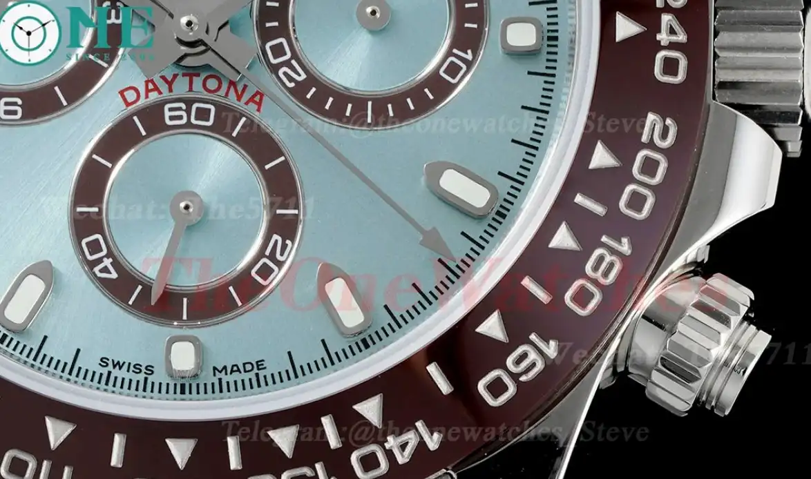 Daytona 116506 40mm SS SS Ice Blue Dial OMF A7750