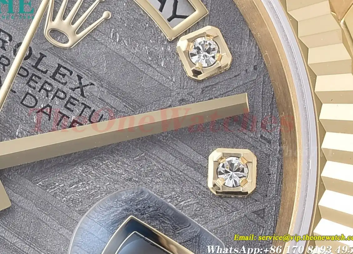 DayDate 36mm YG YG Flt Pres Meteorite Dial RAF A2836