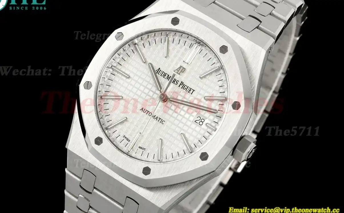 Royal Oak 15400 41mm SS SS White Dial TKF SA3120 Super Clone