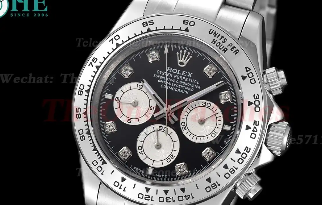 Daytona 40mm SS SS Dia Black White GDF A3836