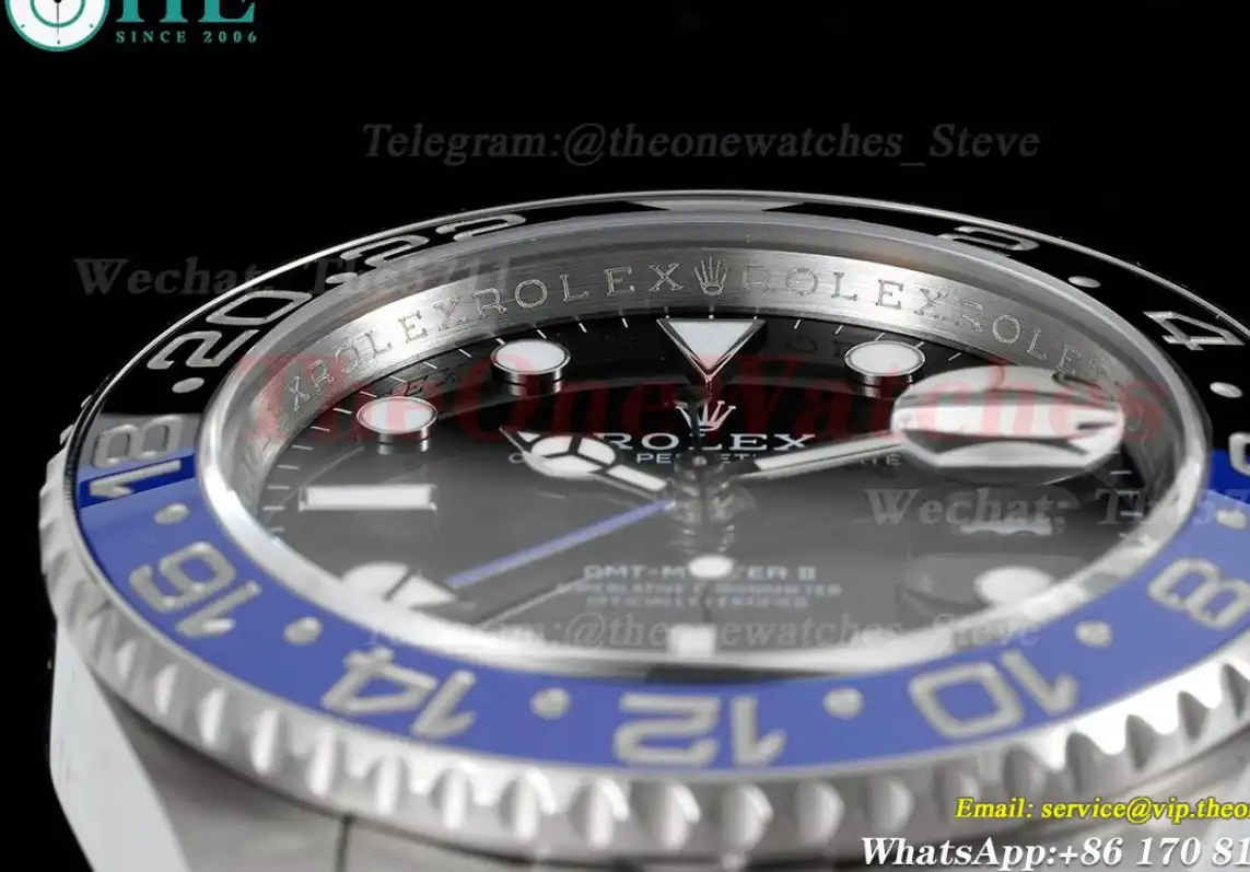 GMT Master II 126710 Batgirl Black Blue Cer 904L GMF V6 VR3285