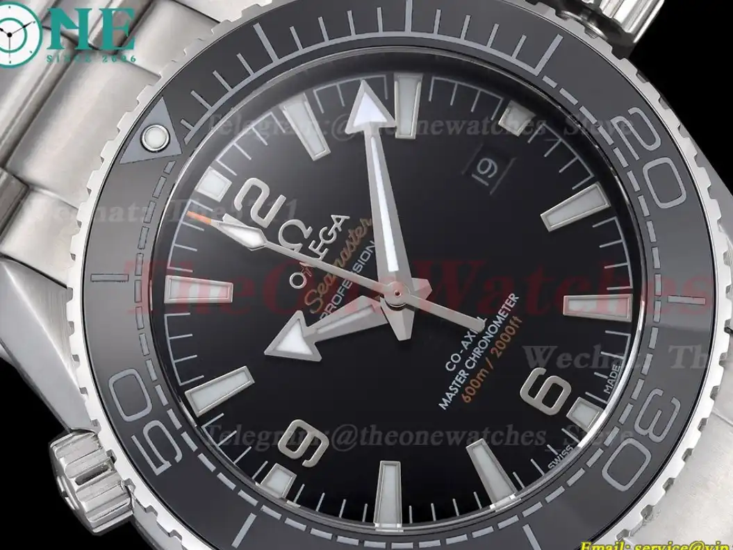 Seamaster 600m 43mm SS SS Black Stk GDF MY8215