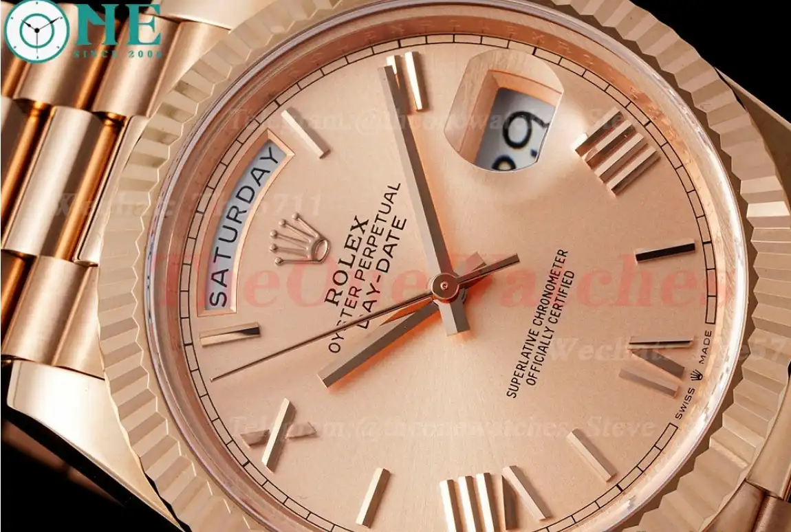 DayDate 228235 40mm Pres RG RG Rose Gold Dial GMF A2836 (Gain Weight)